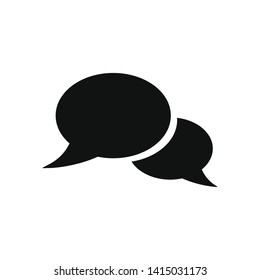 Speech Bubble vector icon in modern design style for web site and mobile app