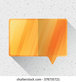 Speech Bubble. Vector Illustration