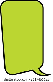 Speech Bubble Vector Illustration with Cartoon Design. 