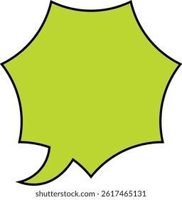 Speech Bubble Vector Illustration with Cartoon Design. 