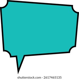 Speech Bubble Vector Illustration with Cartoon Design. 
