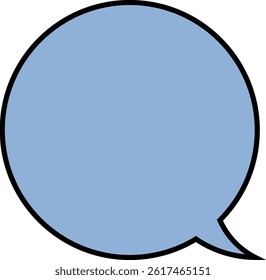 Speech Bubble Vector Illustration with Cartoon Design. 
