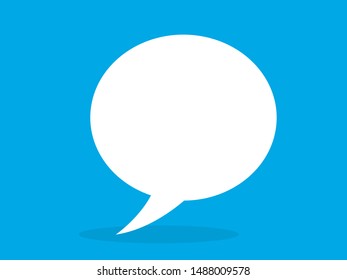 Speech bubble vector illustration design