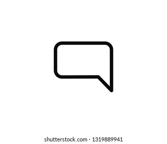 Speech bubble. Vector logo design. Business concept icon.