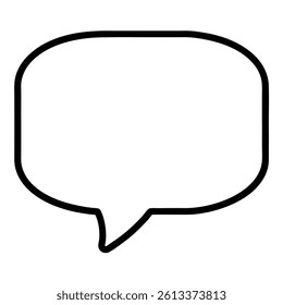 speech bubble vector on a white background