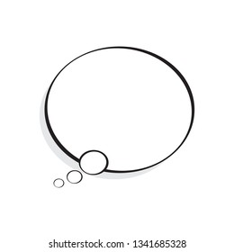 Speech bubble. Vintage word bubble VECTOR
