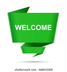 speech bubble welcome design element sign symbol set