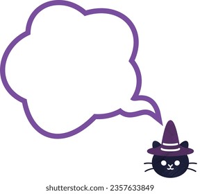 Speech bubble for Witch Cat