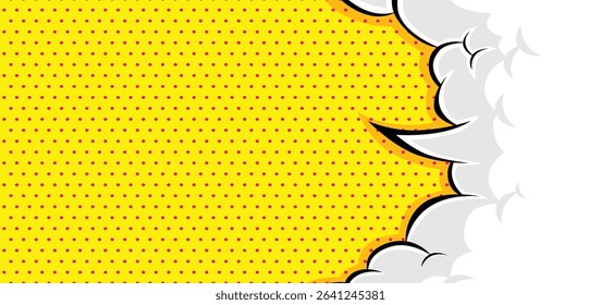 Speech bubble word clod illustration