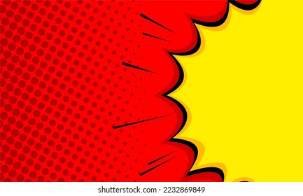 Speech Bubble Word Cloud in Pop Art Style
