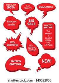 Speech Bubbles 2. Good use for sale design, social media, business, sticker, or any design you want.