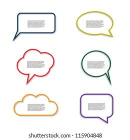 Speech bubbles