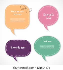 Speech bubbles