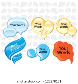 Speech bubbles