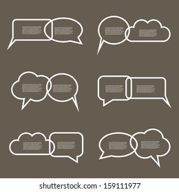 Speech bubbles