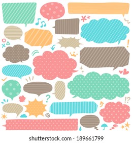 Speech bubbles