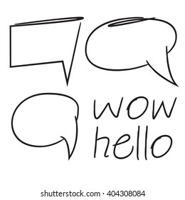 speech bubbles