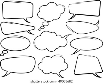 speech bubbles