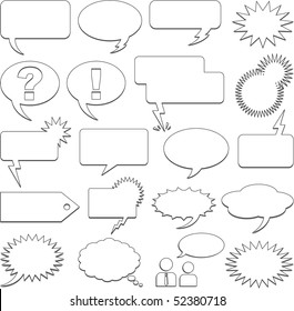 Speech bubbles