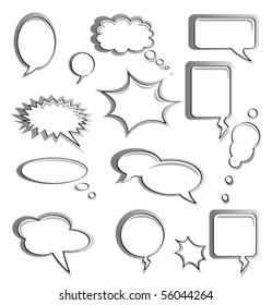 Speech bubbles