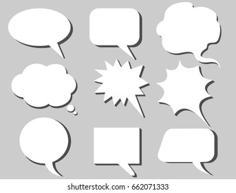 Speech bubbles