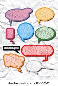 speech bubbles