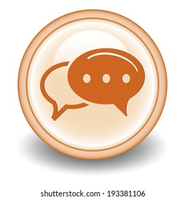 Speech bubbles blank