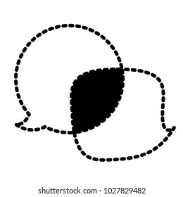 Speech bubbles chat design
