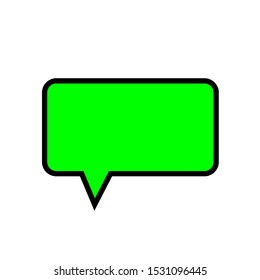 speech bubbles chat flat design