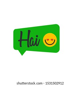 speech bubbles chat flat design