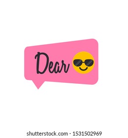 speech bubbles chat flat design