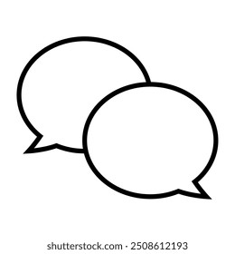 Burbujas de discurso, iconos de chat, iconos de TI