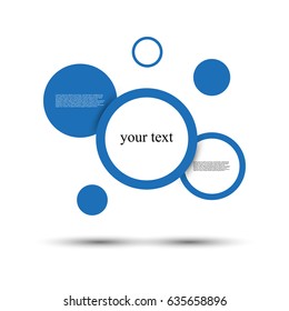Speech Bubbles in Circle Design
