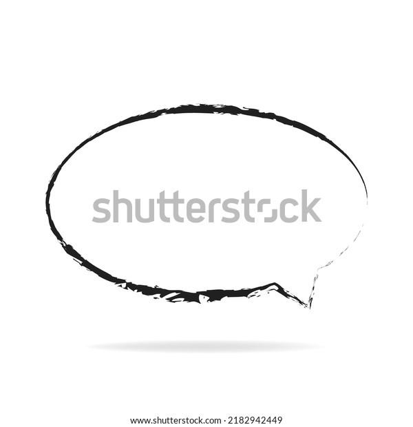 Speech Bubbles Cloud Vector Banner Template Stock Vector Royalty Free 2182942449 Shutterstock 4734