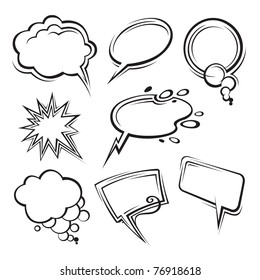 speech bubbles collection