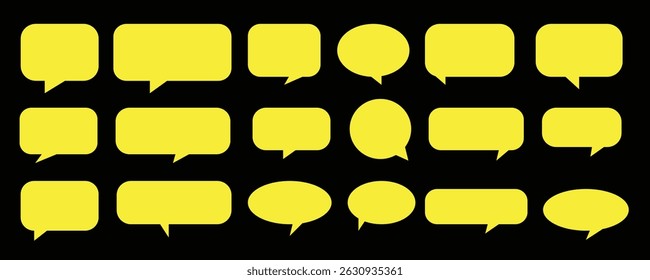 
speech bubbles collection, vector illustration.
blank text bubbles for comics, banners and more.