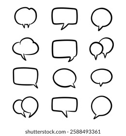 Speech bubbles for comics, a collection that is suitable for your design needs