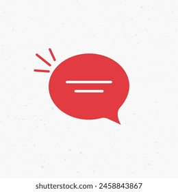Speech bubbles communication icon. talking symbol. Support chat. Stock vector illustration isolated