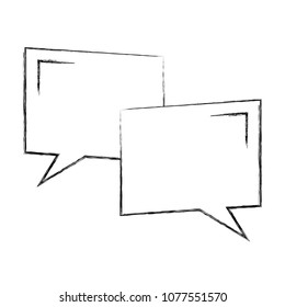 speech bubbles conversation idea template