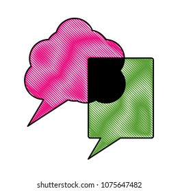 speech bubbles design