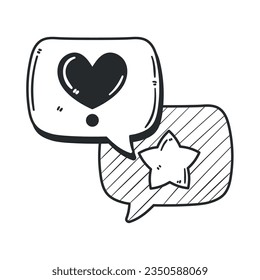 diseño de burbujas de voz sobre blanco