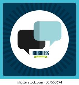 speech bubbles design, vector illustration eps10 graphic 