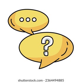 speech bubbles design vector isolated