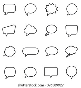 Speech Bubbles And Dialog Balloons