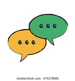 speech bubbles and dialog balloons chat message