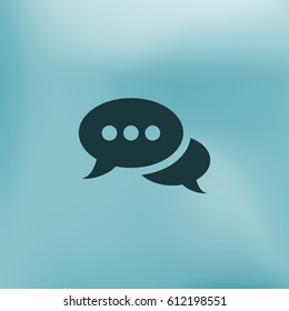 Speech bubbles, dialog icon