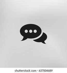 Speech bubbles, dialog icon