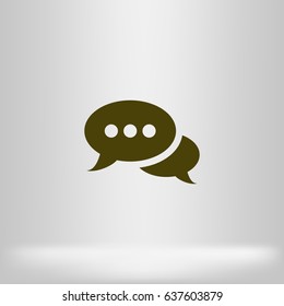 Speech bubbles, dialog icon