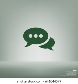 Speech bubbles, dialog icon