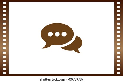 Speech bubbles, dialog icon